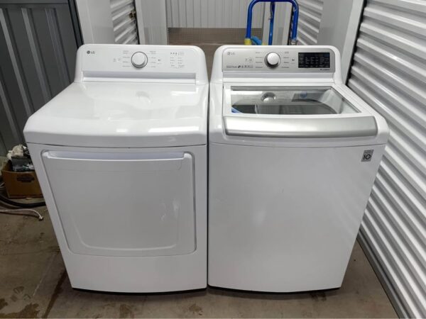 LG Washer/Dryer Set Heavy Duty Smart Diagnosis Sensor Dry TurboWash3D Energy Star Waterproof - Image 2