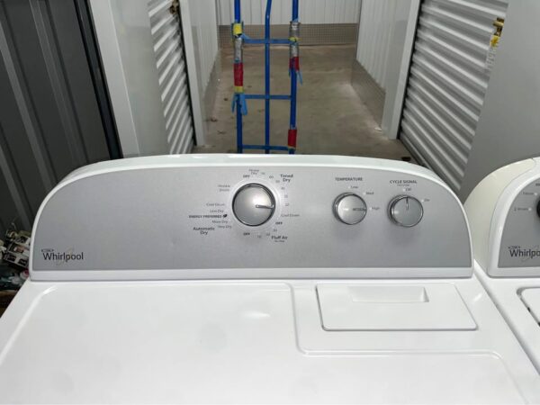 Whirlpool Washer/Dryer Set Energy Preferred AutomaticDry Wrinkle Shield High Efficiency - Image 6
