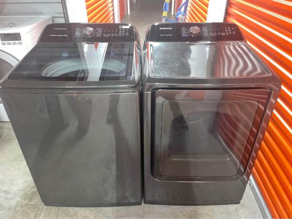 Samsung Washer Dryer Set ActiveWaterjet SuperSpeed Energy Star High Efficiency MultiSteam