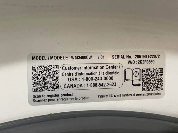 LG Washer Heavy Duty Inverter Direct Drive Smart Diagnosis - Image 4