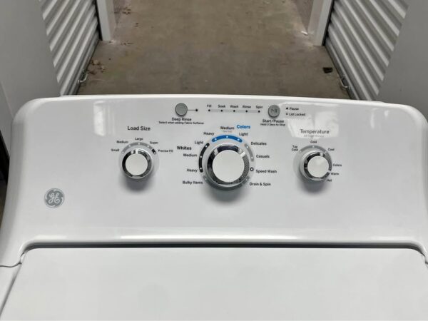 GE Top Load Washer Heavy Duty Machine Precise Fill - Image 2