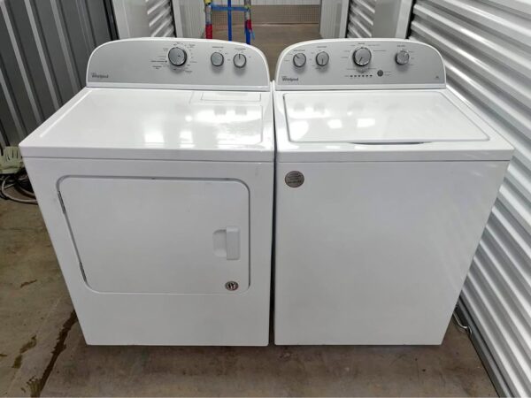 Whirlpool Washer/Dryer Set Energy Preferred AutomaticDry Wrinkle Shield High Efficiency