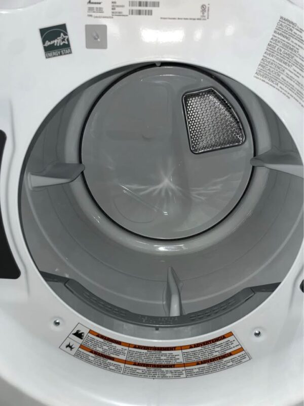 Amana Washer/Dryer Set Wrinkle Control Heavy Duty Sanitize Sensor Dry - Image 5