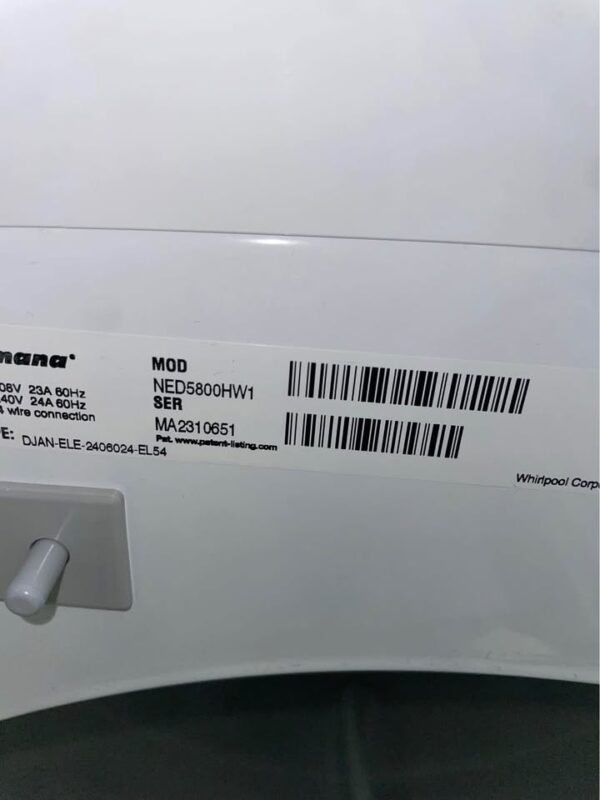 Amana Washer/Dryer Set Wrinkle Control Heavy Duty Sanitize Sensor Dry - Image 2
