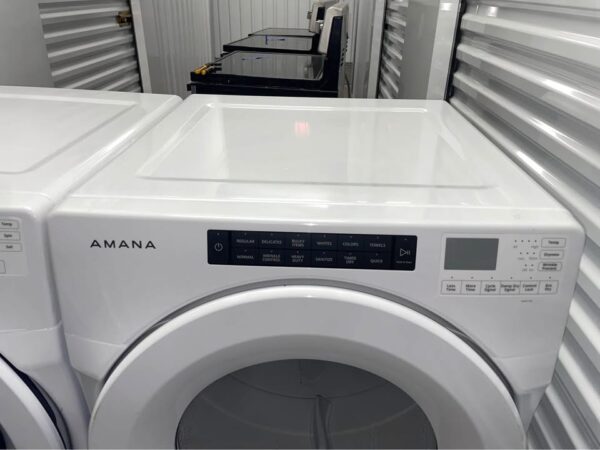 Amana Washer/Dryer Set Wrinkle Control Heavy Duty Sanitize Sensor Dry - Image 6